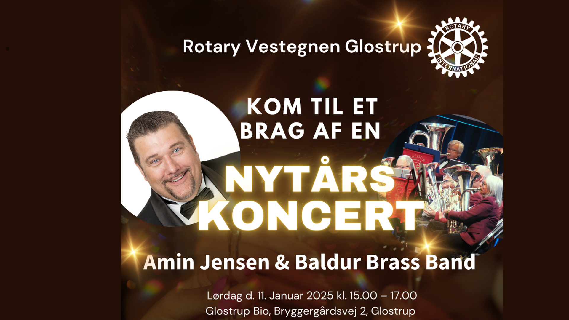 Nytårskoncert med Amin Jensen & Baldur Brass Band - 11-01-2025 15:00